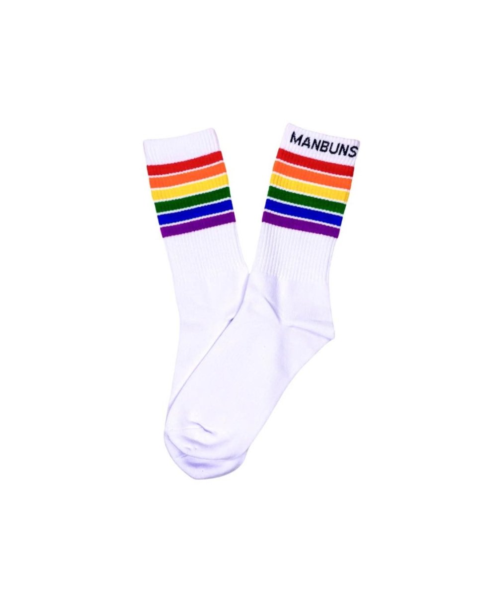 Pride Stripes LGBTQ Festival Unisex Crew Socks-0