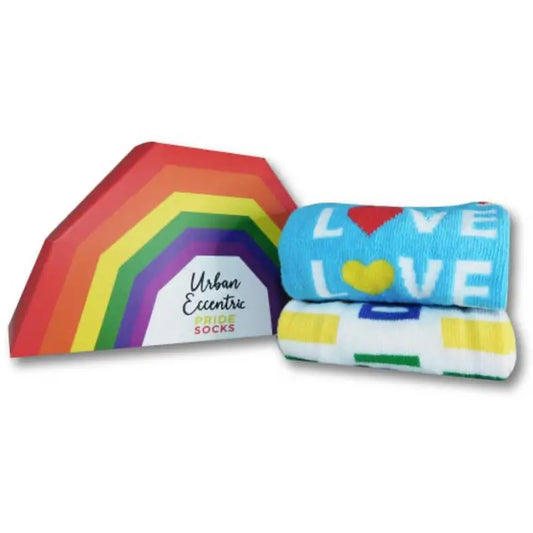 Pride Rainbow Socks Gift Set