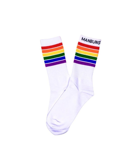 Pride Stripes LGBTQ Festival Unisex Crew Socks-0
